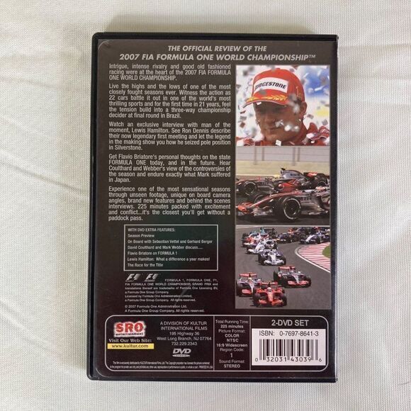 Official Review of the 2007 FIA Formula One World Championships‎ DVD Widescreen - Picture 2 of 8